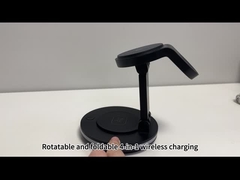 Magsafe 15W Carregador sem fio todo em um Carregador sem fio de carregamento rápido com lâmpada