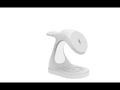 Timess Y008 Lâmpada de Sucção Magnética de Noturno Carregador Sem Fio 15W 4 Em 1 Carregador Para Apple