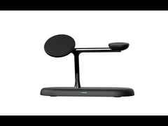 Material de liga de zinco ABS All-in-1 Carregador magnético sem fio rápido Distância de carregamento ≤ 8 mm t256