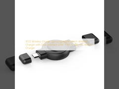 X512 Carregamento sem fio Carregador sem fio Samsung/Apple Watch com interface dupla USB/TYPE-C ABS+PC Carregador do relógio