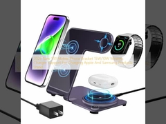 2025 New Y91 Mobile Phone Bracket 15W/10W Suporte de carregador sem fio para carregamento de produtos Apple e Samsung