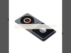 2025 X8C Carregador sem fio 15W / 10W Suporte para telefones celulares Apple e Samsung Carregador dobrável