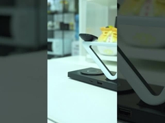 5 em 1 15W carregador sem fio magnético rápido Sation com luz noturna 2W aceitar logotipo personalizado