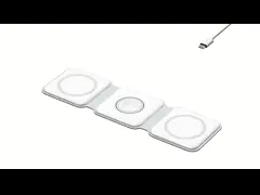 Pad de carregamento portátil sem fio de 15W Carregamento para dispositivos habilitados para Qi Leve a 180g